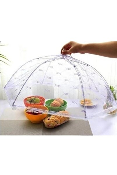 bimbambom Gıda Koruma Şemsiyesi, Yiyecek Sinek Koruyucu Tül Aparat