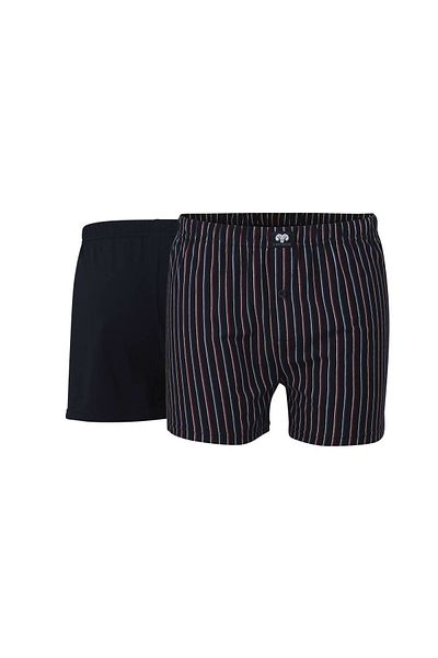 Ceceba Herren Shorts, 2er Pack - Boxershorts, Basic, Baumwolle, Single Jersey, M-3XL