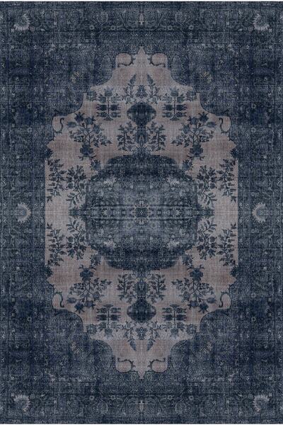 Rugs Modern Halı Mira Ar 2100 Vintage Klasik Lacivert Halı