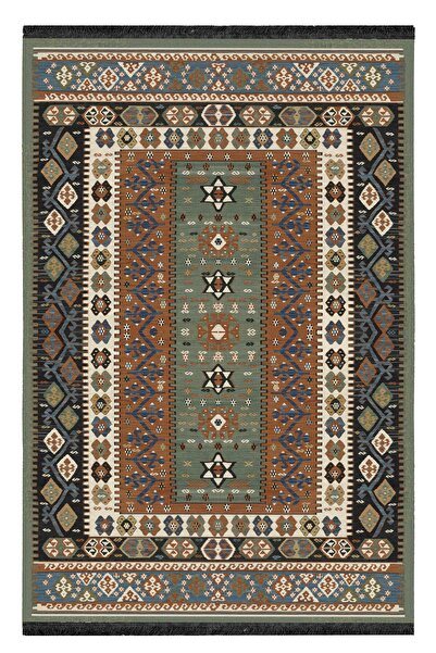 Rugs Modern Halı Mira 971 Ethnic Multicolored Vintage Look Woven Base Carpet