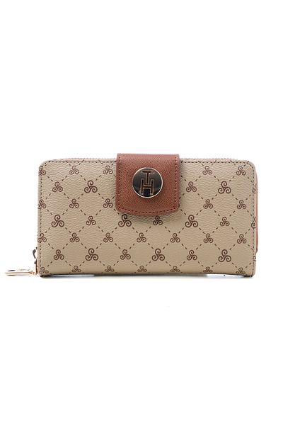 TH Women's Wallet & Card Holder Th-ys99-yc0005-l Mink Logo