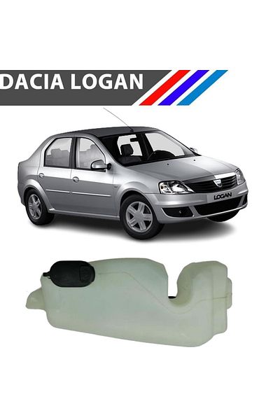 MEPARTS خزان مياه لممسحة الزجاج الأمامي من Dacia Logan مع غطاء لعام 2009-2014
