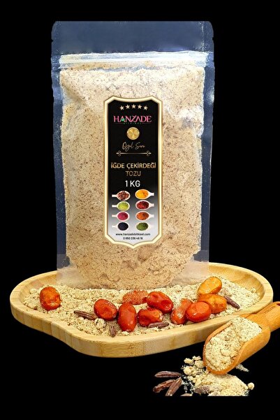 Hanzade Bitkisel İğde Çekirdeği Tozu 1 Kg Taze Öğütülmüş Günlük Çekim
