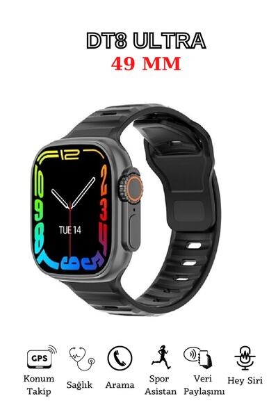 NS Store Watch 8 Dtno 1 Dt8 Ultra 49 Mm Smart Watch 2.05 Inc Ekran Gps/nfc/si...