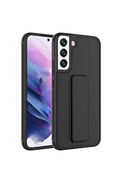 ZM STORE Samsung Galaxy S22 Plus Kılıf Magnetic Standlı Pürüzsüz Yüzey Siliko...