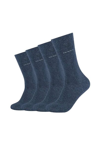 camano Unisex Socken - Weiche Socken, einfarbig, 4er Pack
