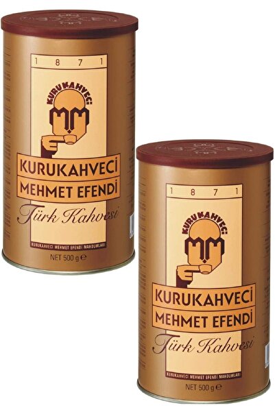 Mehmet Efendi Türk Kahvesi 1000 Gr Konserve Kutu (2 Adet 500 Gr)