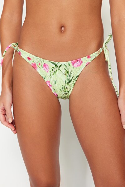 Trendyol Collection Tarka virágmintás Gype bikini alsó TBESS22BA0245