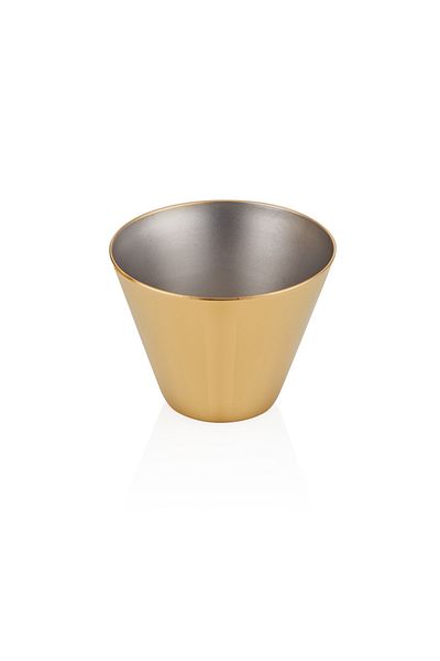 Narin 5 cm Titan Yellow Tapered Snack Bowl