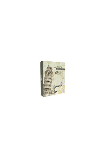 GünTech 10x15 200 Παλίρροια Πύργος της Πίζας άλμπουμ φωτογραφιών με μοτίβο χώρων