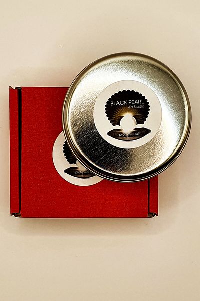 FANTASTİK SANAT ATÖLYESİ Metal Tin Box Coconut Scented Flower Model Hand and Bath Soap - 100 grams - 8 X 3 cm