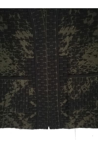 anne moda ankara Стилен плетен елек с V-образно деколте и шарка на камъчета от Winter Steel