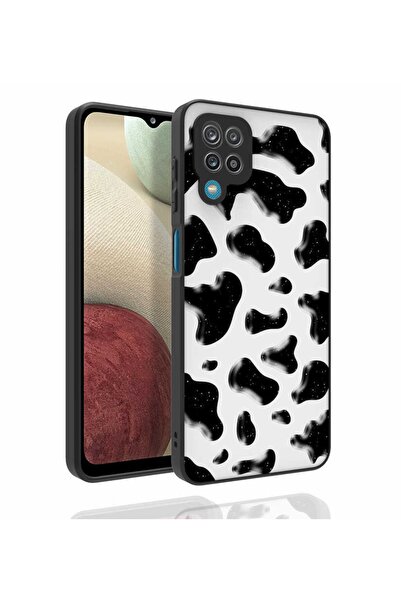 ZM STORE Samsung Galaxy M33 Kılıf Desenli Kabartmalı Kamera Korumalı Parlak S...