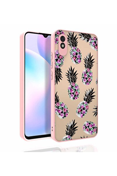 ZM STORE Xiaomi Redmi 9a Kılıf Desenli Kabartmalı Kamera Korumalı Parlak Siml...