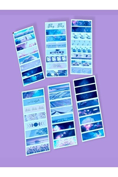 EyER Shoping Set de bandă adezivă mov - Toate produsele în imagine