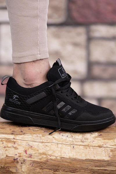 Riccon Pánské tenisky001222 Black Black