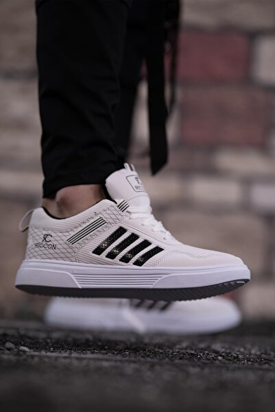 Riccon Ανδρικά Sneakers001222 Λευκό Μαύρο