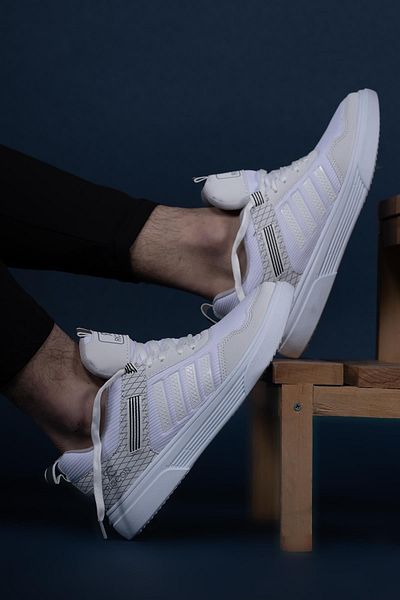 Riccon Ανδρικά Sneakers001222 Λευκό Λευκό