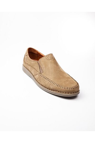 Polaris 105517 Pantofi casual pentru bărbați din piele nisip