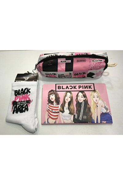 GC GÖKHAN CLUB Șosete cu suport pentru pix pentru notebook Blackpink