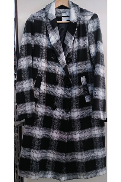 N.Y.YILDIZ Кашеміровий пальто з зірковим підкладкою, кружевим коміром і ґудзи...