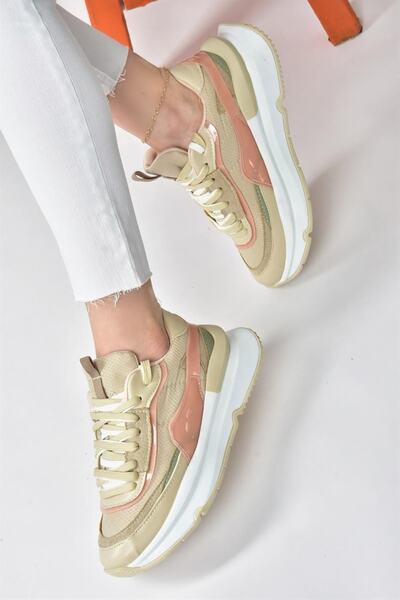 Fox Shoes Norková/pudrová látka Neformální tenisky Sportovní boty P973416004