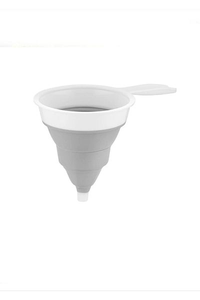 AHİR TİCARET Fine Tip Space-Saving Accordion Folding Funnel Ak-701