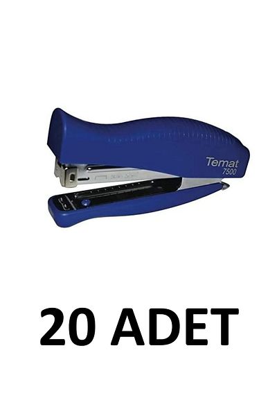 Temat 7500 Large Stapler 30 Sheets 24/6 Blue 20 Pieces