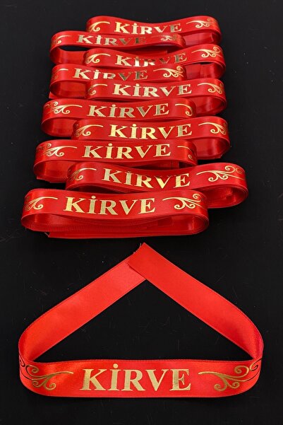 ZEYMERADE Kırmızı Kirve Kol Kurdele Bileklik Bant, Sünnet Kına Gecesi Düğün B...