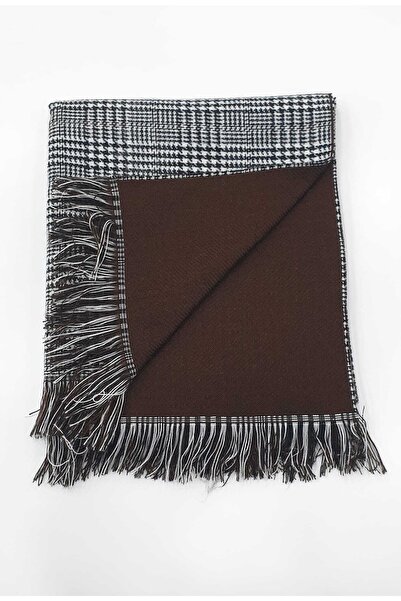 LadyColor Καρό Κασκόλ Διπλής Όψης Σάλι-Σάλι ώμου