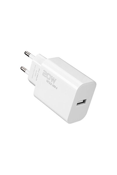 Hytech Hy-xt60 20w Qc3 Hızlı Şarj Aleti Usb Çıkışlı Şarj Başlık Adaptör