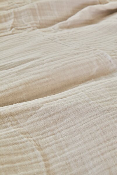 Karaca Home 4 Element Açık Gri %100 Pamuk Çift Kişilik Yatak Örtüsü Hava