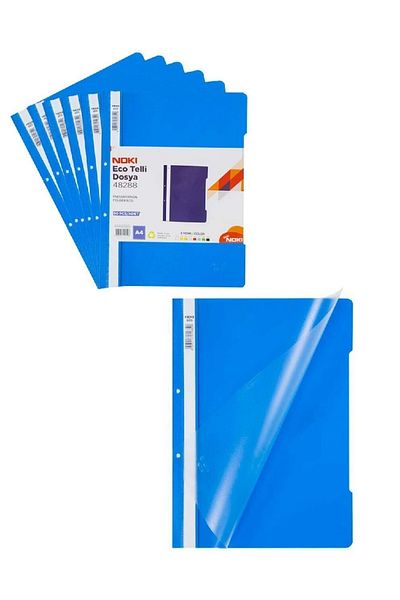 Noki Eco Blue Wire File 500" Pack Plastic Cover