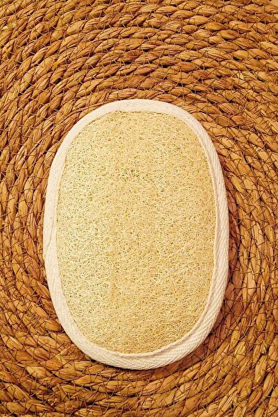 bermark منشفة حمام بيضاوية من ألياف اليقطين الطبيعية مقاس 16 × 12 سم، منشفة س...