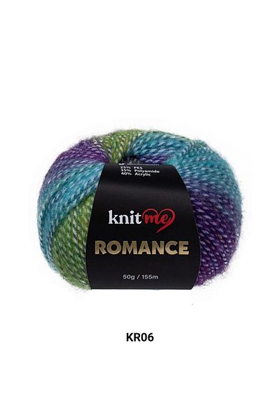 knitme Ρομαντικό Νήμα Πλεξίματος - 25% Pes - 35% Πολυαμιδίου - 40% Ακρυλικό