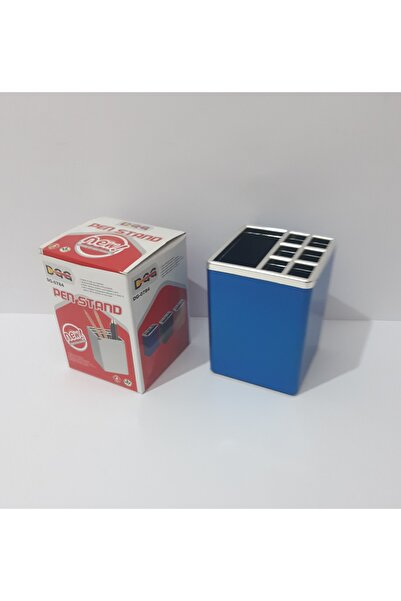 renkli çiçekler Držač za olovke, pravougaona plava pernica za kućnu kancelariju