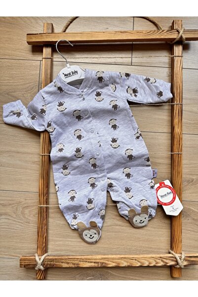 Murat Baby بذلة مطبوعة على شكل قرود