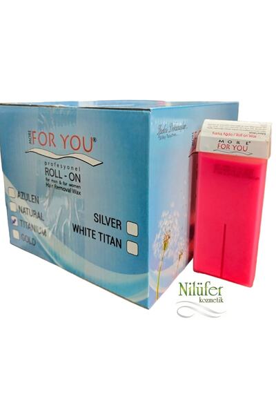 More For You Kartuş Ağda Pembe Pudralı Tıtanıum 24 Adet 1 Koli
