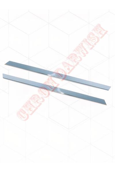 darwish Fiat Tipo Tempra Uyumlu Krom Cam Kelebek Çıtası 2 Parça Paslanmaz Çelik