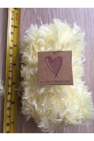 Makromİps 10 μέτρα Macrame Kuzum - Λούτρινο χόμπι, Μπρελόκ Μαγνήτης ουράνιο τόξο στολίδι τοίχου