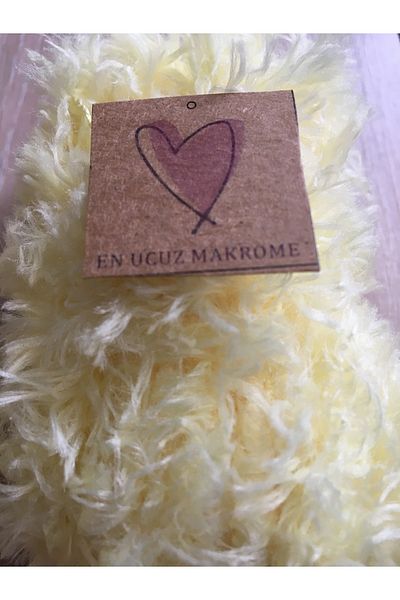 Makromİps 10 μέτρα Macrame Kuzum - Λούτρινο χόμπι, Μπρελόκ Μαγνήτης ουράνιο τόξο στολίδι τοίχου