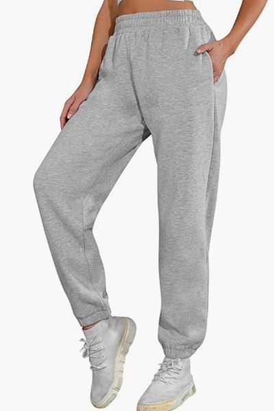 BSBSPOR Καλοκαιρινό γκρι Ultra Oversize Loose Loose Fit Φούτερ Jogger με τσέπες