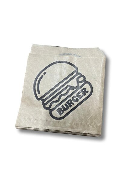 GİZPAK Kese Kağıdı Şamua Hamburger 1000 Li