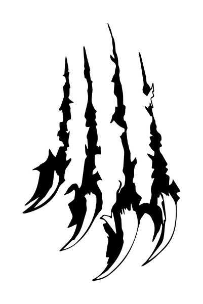 MegaSticker Kartal Pençesi Oto Sticker Araba, Motorsiklet, Kask, Laptop, Cam ...