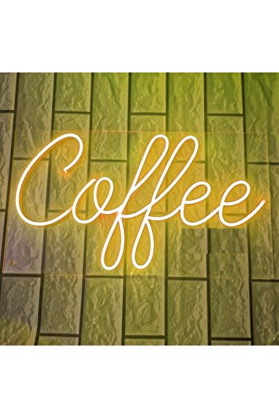 dekoraven Coffee-kahve Kafe Neon Led Tabela Dekoratif Aydınlatma