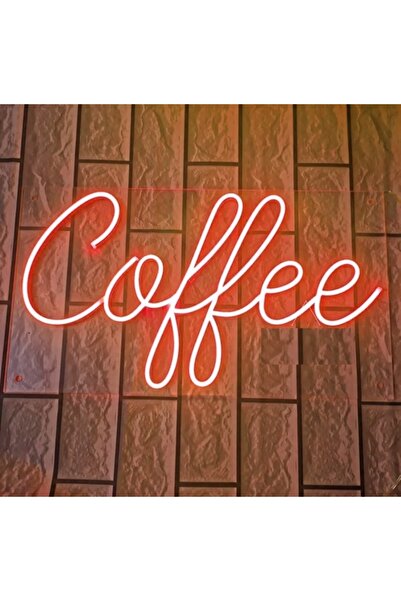 dekoraven Coffee-kahve Kafe Neon Led Tabela Dekoratif Aydınlatma