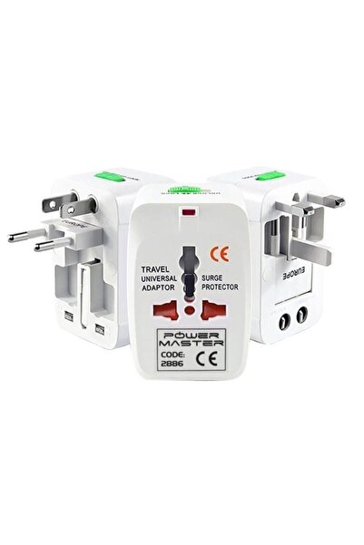 Powermaster Universal Yurtdışı Seyahat Priz Fiş Çevirici Dönüştürücü Pm 2886