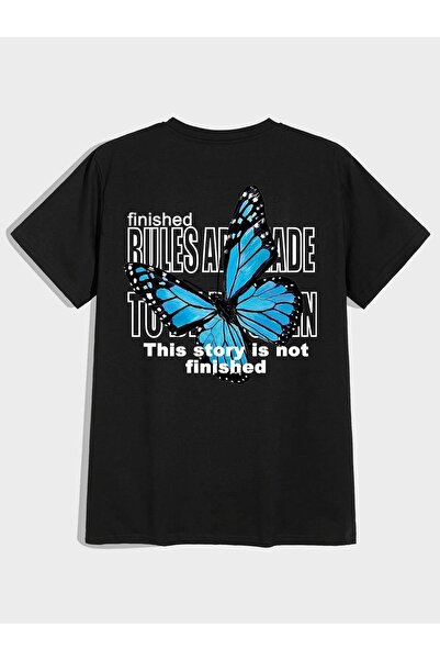 Deocept تي شيرت رجالي كبير الحجم بلمسة نهائية - مطبوع عليه Bules