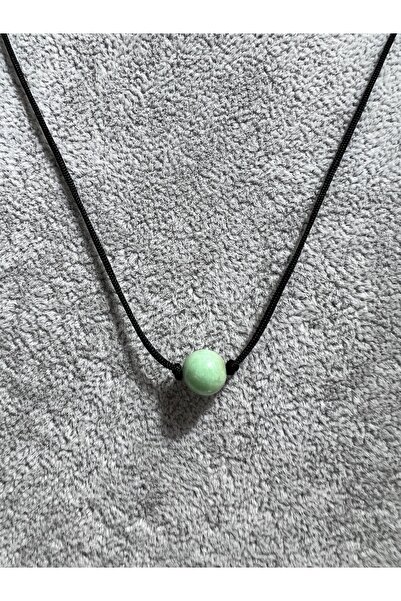 GÜMÜŞTEL EL SANATLARI قلادة من حجر الكريسوبراسي الطبيعي المعتمد مع نظام قفل ا...