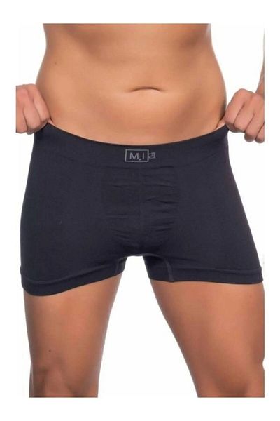 by İGP Men's Black Corseted Lycra Boxer Briefs